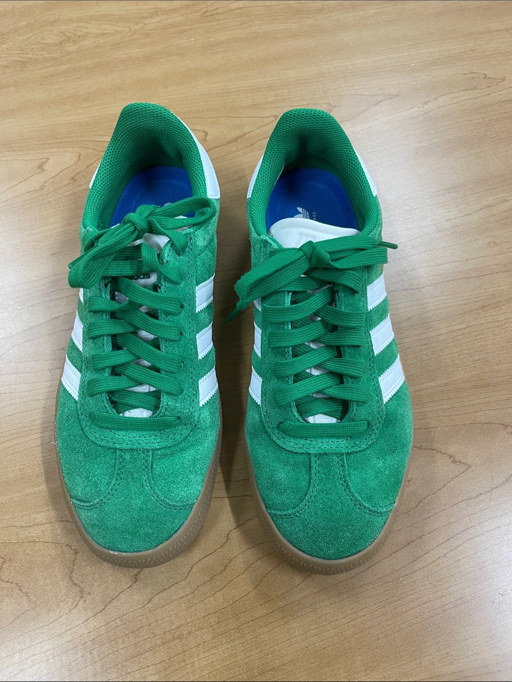 Adidas Gazelle Green Suede Casual Sneakers